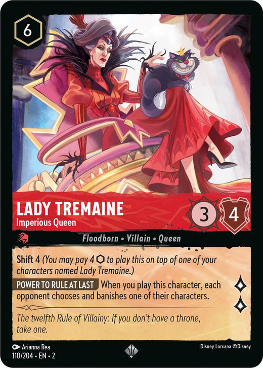 Lady Tremaine - Imperious Queen 110/204 Super Rare