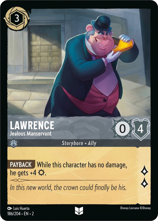 Lawrence - Jealous Manservant 186/204 Uncommon