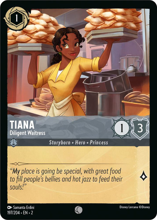 Tiana - Diligent Waitress 197/204 Common