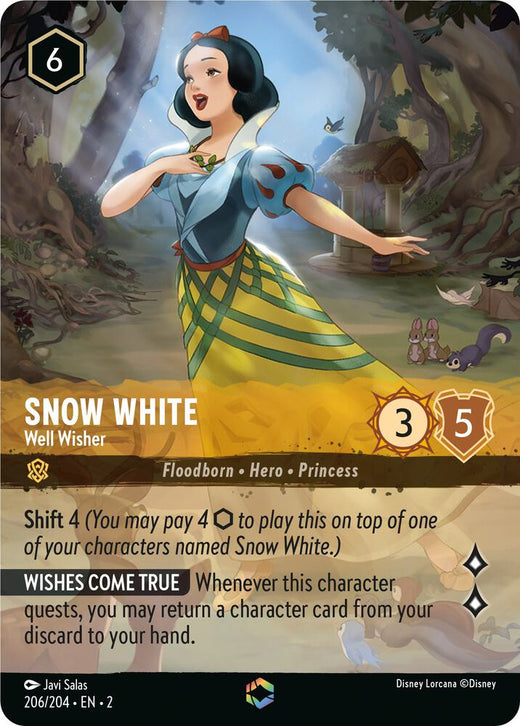 Snow White - Well Wisher (Enchanted) 206/204 Enchanted Holofoil