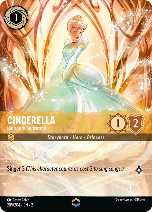 Cinderella - Ballroom Sensation (Enchanted) 205/204 Enchanted Holofoil