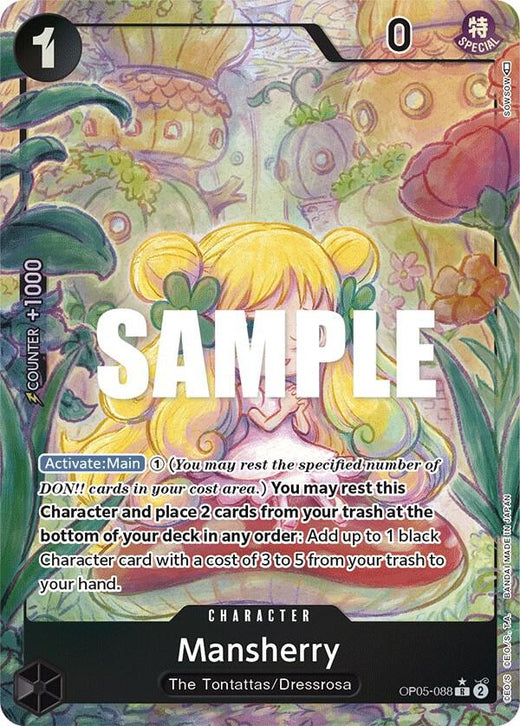 Mansherry (Alternate Art) OP05-088 R Foil