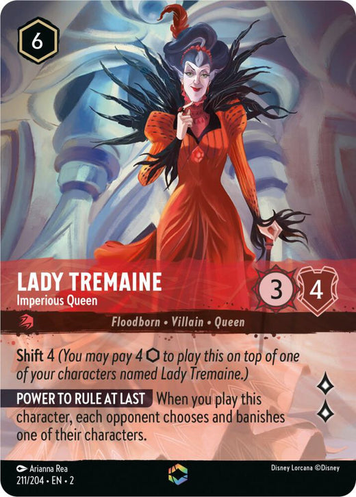 Lady Tremaine - Imperious Queen (Enchanted) 211/204 Enchanted Holofoil