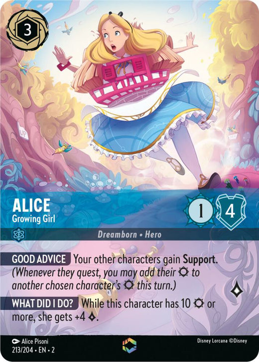 Alice - Growing Girl (Enchanted) 213/204 Enchanted Holofoil