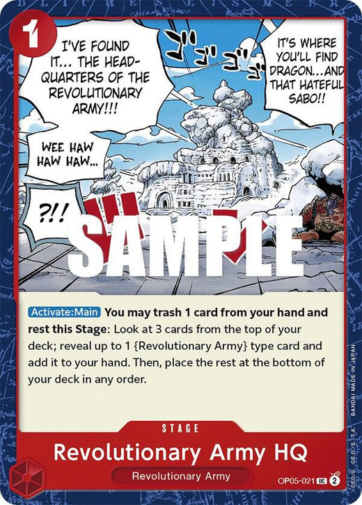 Revolutionary Army HQ OP05-021 UC