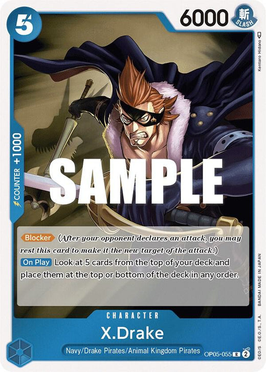 X.Drake OP05-055 R Foil