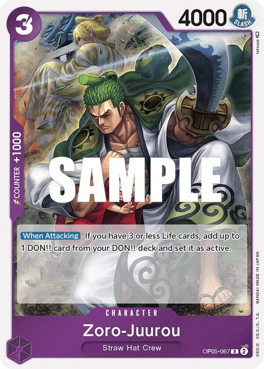 Zoro-Juurou OP05-067 R Foil