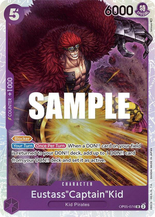 Eustass"Captain"Kid OP05-074 SR Foil