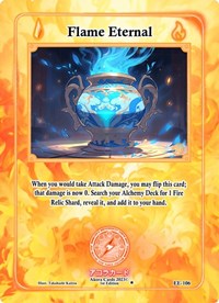 Flame Eternal | Eternal Echoes [1st Edition] | Uncommon | Unspecified | #EE-106