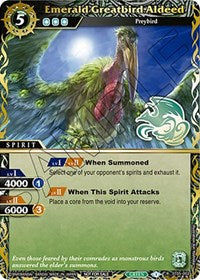 Emerald Greatbird Aldeed (Finalist Card Set Vol. 3) | Launch & Event Promos | Rare | Holofoil | #ST05-002