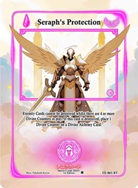 Seraph's Protection (Extended Art) | Eternal Echoes [1st Edition] | Extended Art - Box Topper | Unspecified | #EE-061-BT