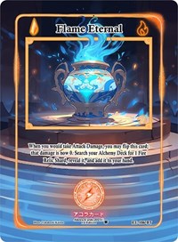 Flame Eternal (Extended Art) | Eternal Echoes [1st Edition] | Extended Art - Box Topper | Unspecified | #EE-106-BT