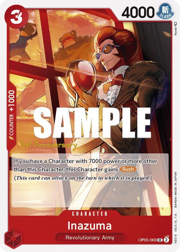 One Piece Card Game: Awakening of the New Era: Cartas Individuales del Torneo del 1er Aniversario