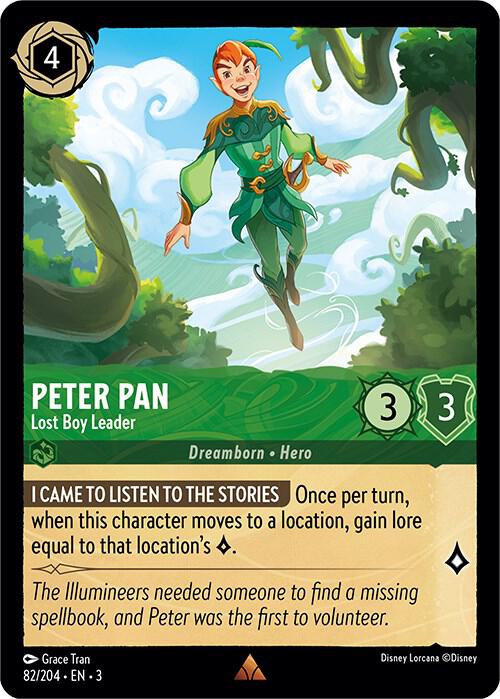 Peter Pan - Lost Boy Leader 82/204 Rare