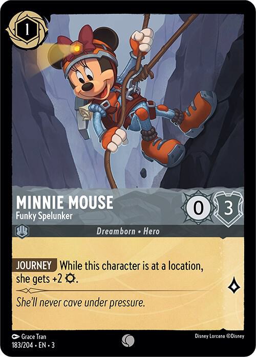Minnie Mouse - Funky Spelunker 183/204 Common