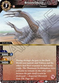 Brontrident | Savior of Chaos | Common | Holofoil | #BSS04-010