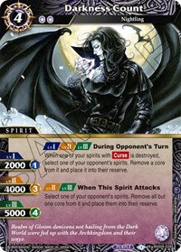 Darkness Count | Savior of Chaos | Rare | Holofoil | #BSS04-028