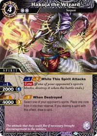 Hakuja the Wizard | Savior of Chaos | Rare | Holofoil | #BSS04-023