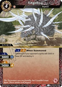 Edgehog | Savior of Chaos | Common | Holofoil | #BSS04-016