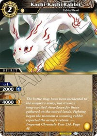 Kachi-Kachi Rabbit | Savior of Chaos | Common | Normal | #BSS04-037