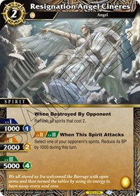 Resignation Angel Cineres | Savior of Chaos | Uncommon | Normal | #BSS04-045