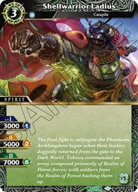 Shellwarrior Ladius | Savior of Chaos | Common | Normal | #BSS04-075
