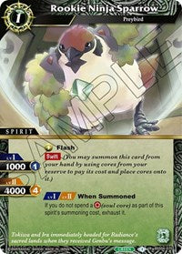 Rookie Ninja Sparrow | Savior of Chaos | Rare | Normal | #BSS04-070