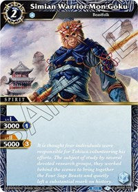 Simian Warrior Mon Goku | Savior of Chaos | Common | Normal | #BSS04-100