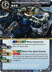 Sea Dragonlord Van Tholomew | Savior of Chaos | Uncommon | Normal | #BSS04-089