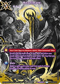 Reanimate (World Championship Promotion Pack 2023) | Battle Spirits Saga Promo Cards | Rare | Holofoil | #BSS02-120
