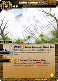 Ruler Mountains | Savior of Chaos | Common | Holofoil | #BSS04-109