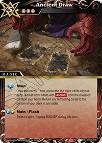 Ancient Draw | Savior of Chaos | Uncommon | Holofoil | #BSS04-116