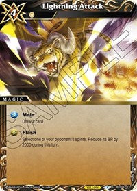 Lightning Attack | Savior of Chaos | Common | Holofoil | #BSS04-127