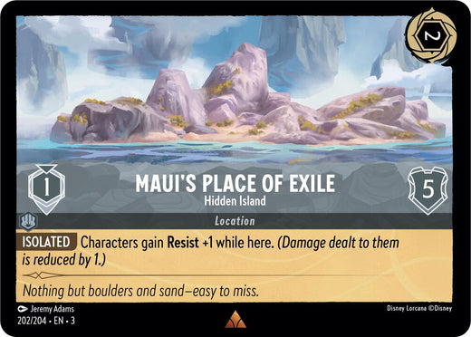 Maui's Place of Exile - Hidden Island 202/204 Rare