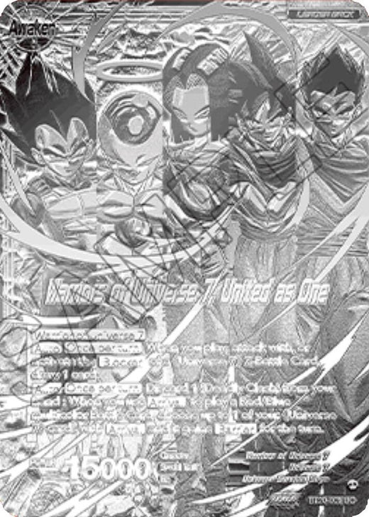 Android 17 // Warriors of Universe 7, United as One (2023 Championship Finals Top 16) (Silver Metal Foil) BT20-001 Promo