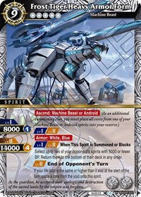 Frost Tiger Heavy Armor Form | Savior of Chaos | X Rare | Holofoil | #BSS04-052