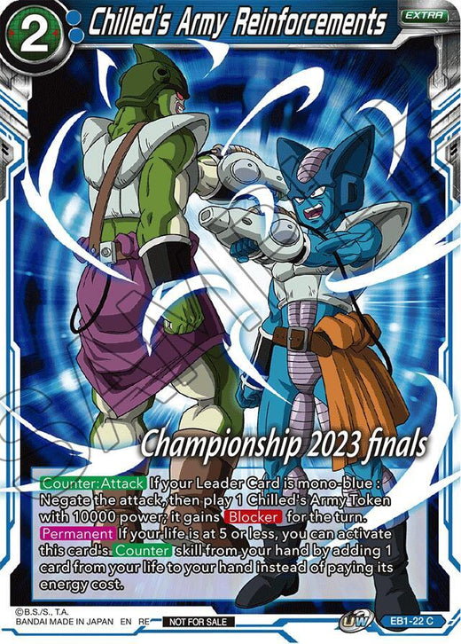 Chilled's Army Reinforcements (2023 Championship Finals Celebration Pack) EB1-22 Promo Foil