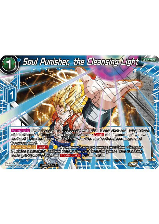 Soul Punisher, the Cleansing Light (2023 Championship Finals Zenkai Premium Pack) BT22-035 Promo Foil