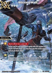 Blizzard Wall (SPR) | Savior of Chaos | Special Rare | Holofoil | #BSS04-128