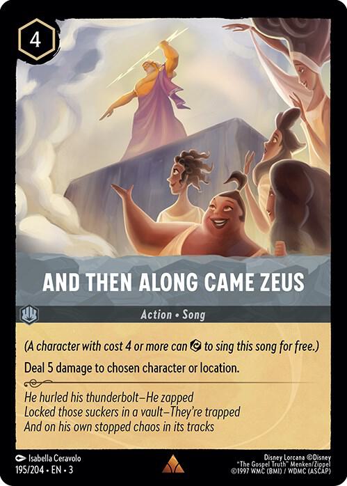 And Then Along Came Zeus 195/204 Rare