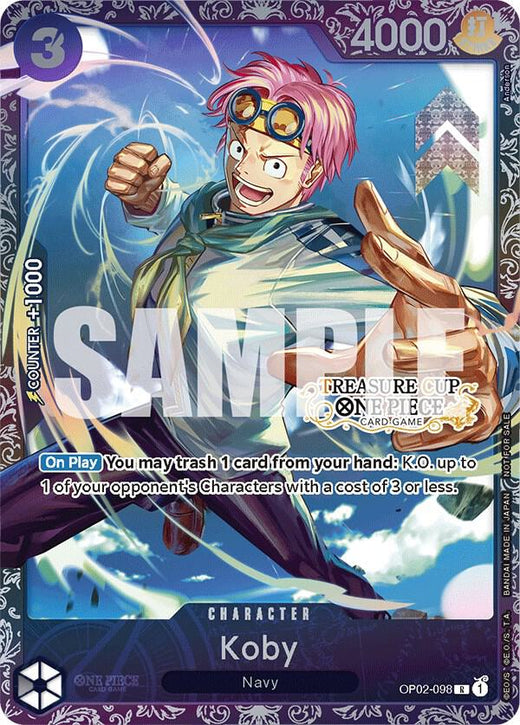 Koby (Treasure Cup) OP02-098 C Foil