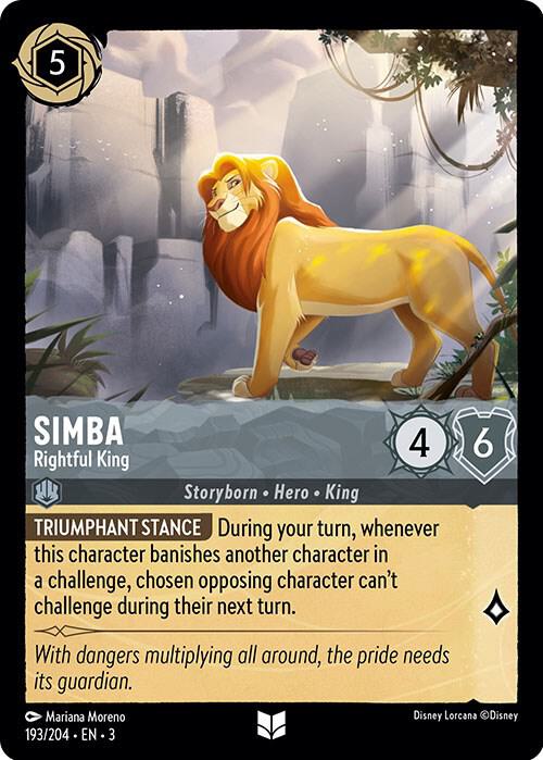 Simba - Rightful King 193/204 Uncommon