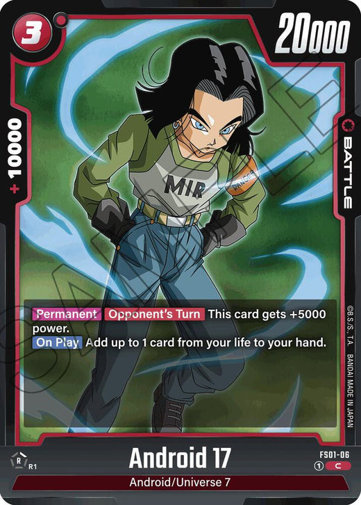 Android 17 FS01-06 Común