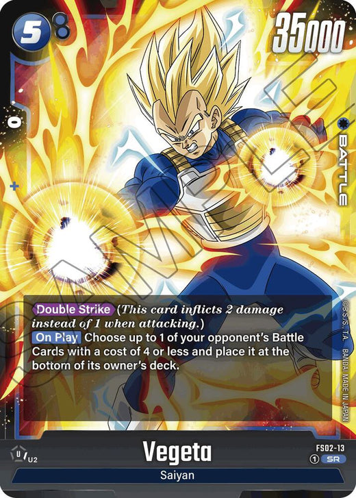 Vegeta - FS02-13 Super Rara Holofoil