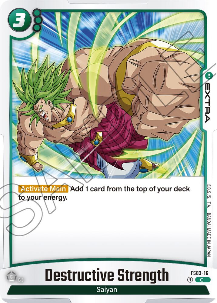 DBS Fusion World: Starter Deck 3: Broly Singles
