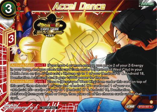 Accel Dance (2023 World Championship Z-Extra Card Set) BT23-007 Promo