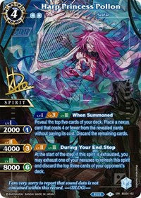 Harp Princess Pollon (SPR) (Illustrator Signature) | Savior of Chaos | Special Rare | Holofoil | #BSS04-102