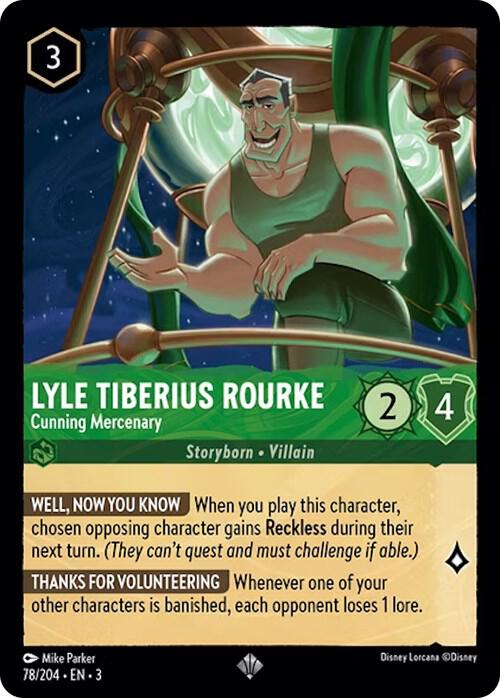 Lyle Tiberius Rourke - Cunning Mercenary 78/204 Super Rare
