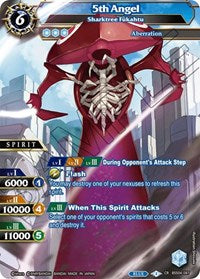 5th Angel - Sharktree Fukahtu | Savior of Chaos | Collaboration Rare | Holofoil | #BSS04-087