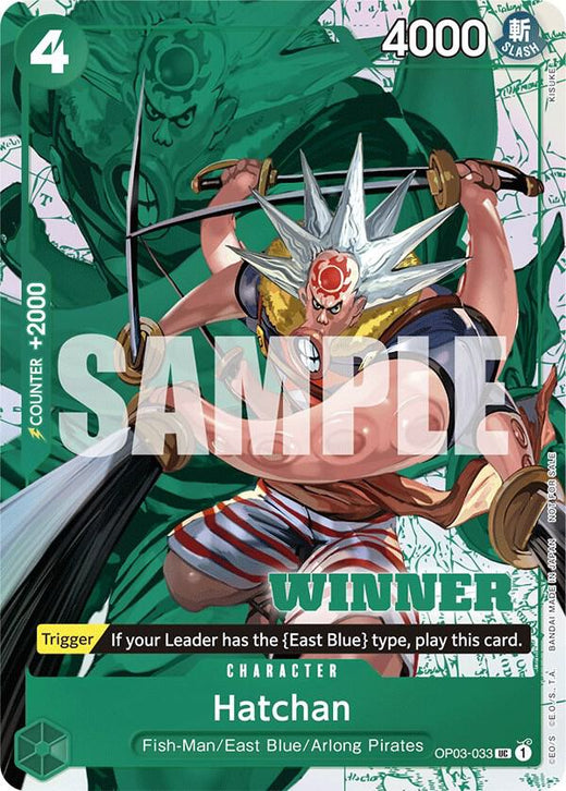 Hatchan (Winner Pack Vol. 6) OP03-033 UC Foil
